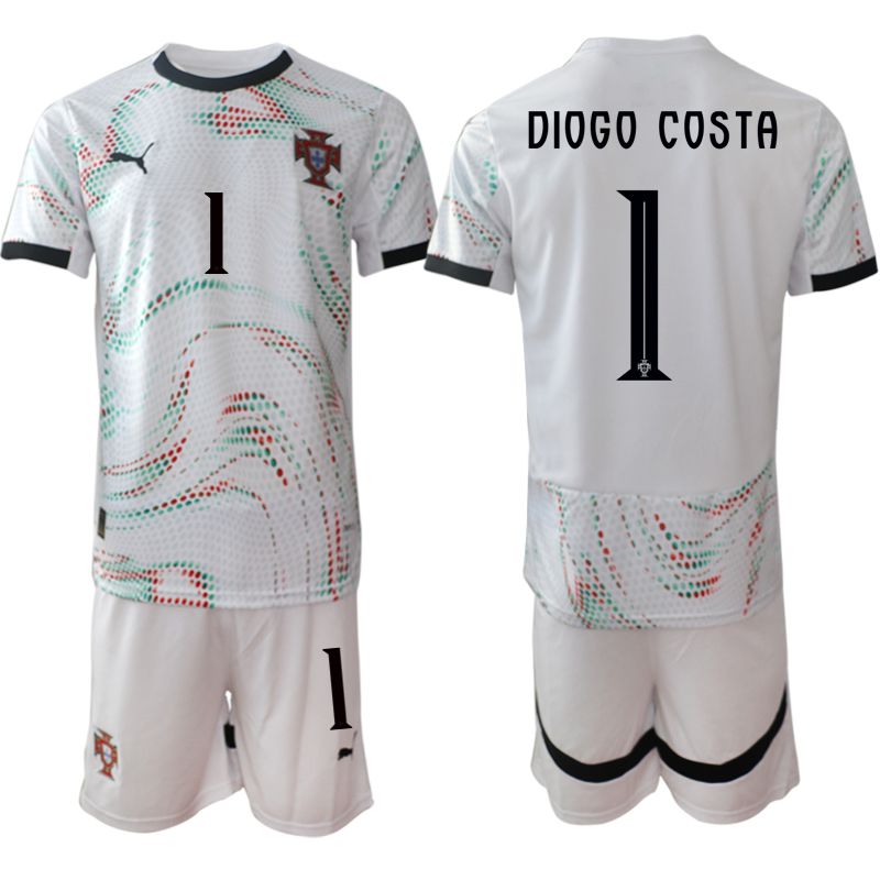 Men 2025-2026 Season Portugal away White #1 Soccer Jersey->portugal jersey->Soccer Country Jersey
